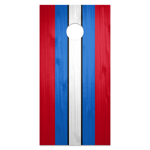 mczr_price_349_99 World Series of Cornhole Official 2' x 4' Professional Cornhole Board Runway 2402P - Custom Color 3 Stripe