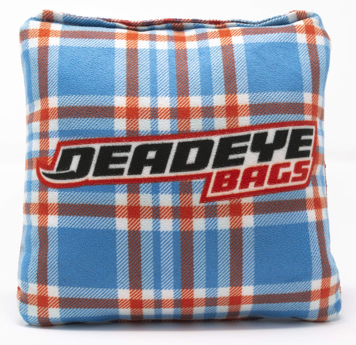 Pro Cornhole Bags - Argyle Blue Plaid