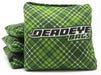 Pro Cornhole Bags - Argyle Green Plaid