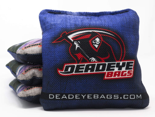 Pro Cornhole Bags - Caped Reaper - Blue