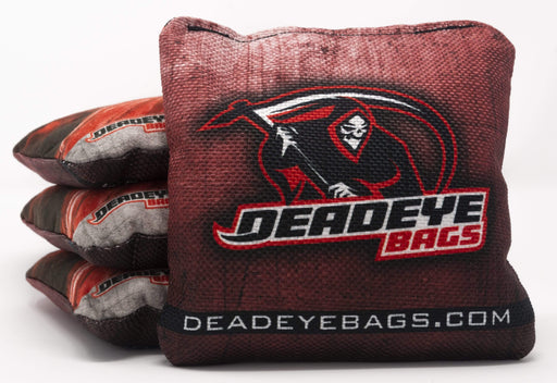 Pro Cornhole Bags - Caped Reaper - Red