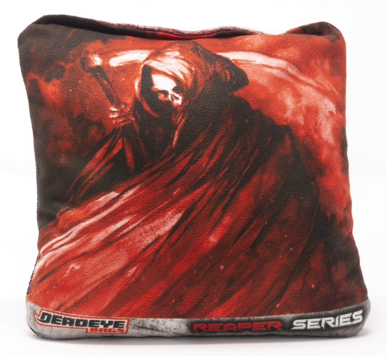 Pro Cornhole Bags - Caped Reaper - Red