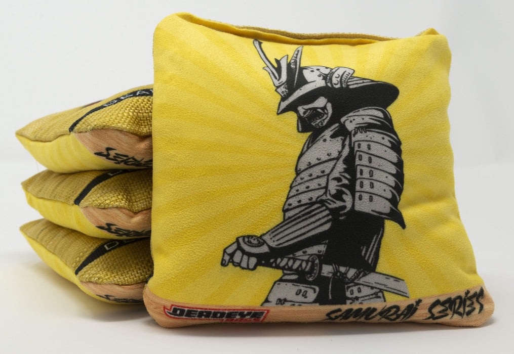 Pro Cornhole Bags - Armored Samurai - Yellow