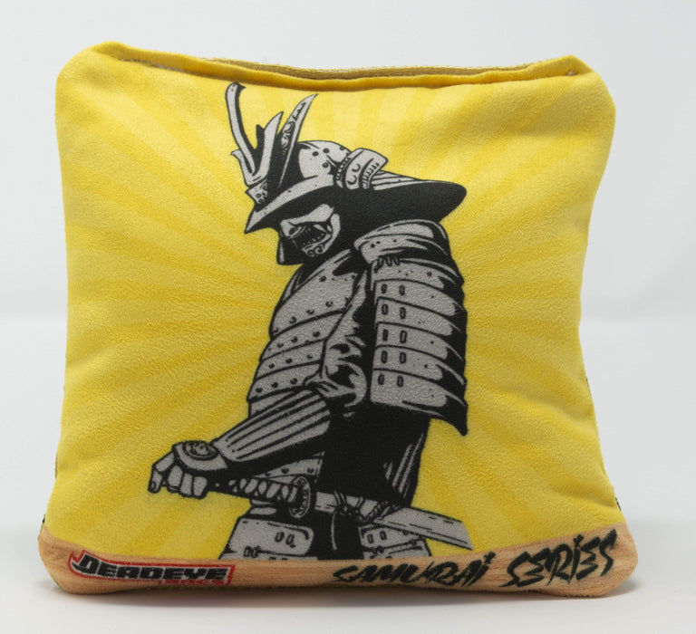 Pro Cornhole Bags - Armored Samurai - Yellow