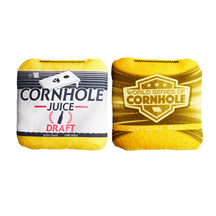 Cornhole Bags World Series of Cornhole 6-IN Professional Cornhole Bag Rapter - Cornhole Juice