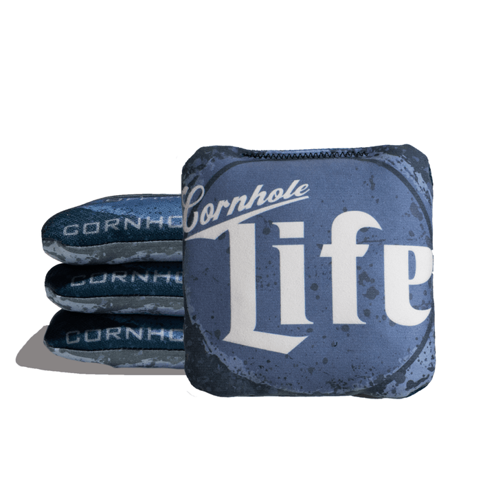 Cornhole Bags Blue World Series of Cornhole 6-IN Professional Cornhole Bag Rapter - Cornhole Life
