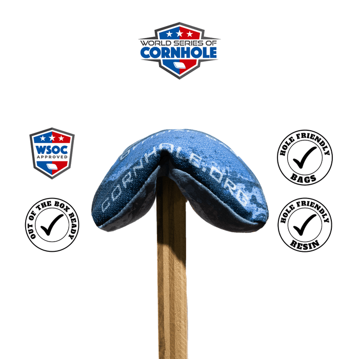 Cornhole Bags World Series of Cornhole 6-IN Professional Cornhole Bag Rapter - Eagle Shadow