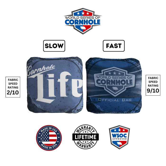 Cornhole Bags World Series of Cornhole 6-IN Professional Cornhole Bag Rapter - Cornhole Life