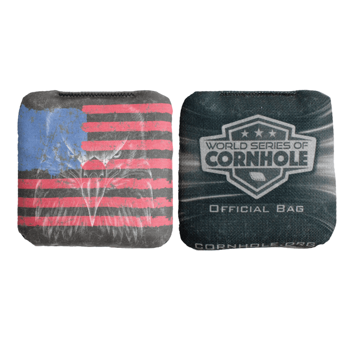 Cornhole Bags World Series of Cornhole 6-IN Professional Cornhole Bag Rapter - Eagle Shadow