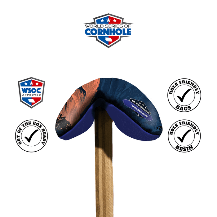 Cornhole Bags World Series of Cornhole 6-IN Professional Cornhole Bag Rapter - Pittsburgh