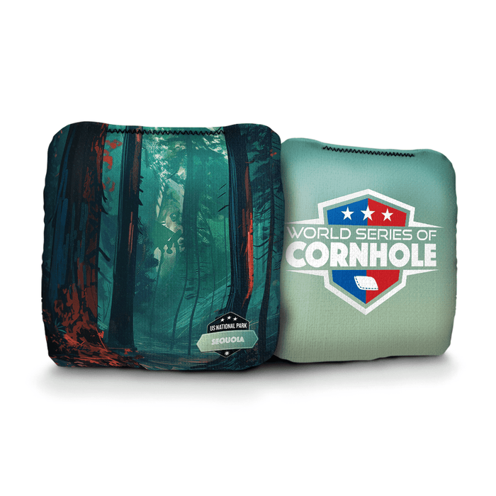 Cornhole Bags World Series of Cornhole 6-IN Professional Cornhole Bag Rapter - National Park - Sequoia