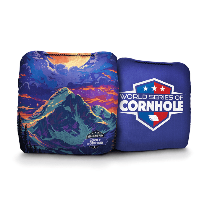 Cornhole Bags World Series of Cornhole 6-IN Professional Cornhole Bag Rapter - National Park - Rocky Mountain