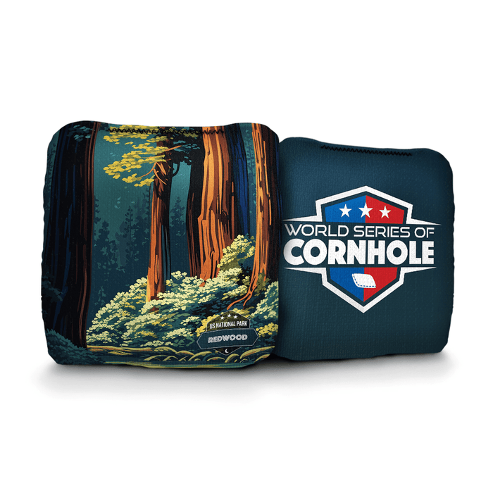 Cornhole Bags World Series of Cornhole 6-IN Professional Cornhole Bag Rapter - National Park - Redwood