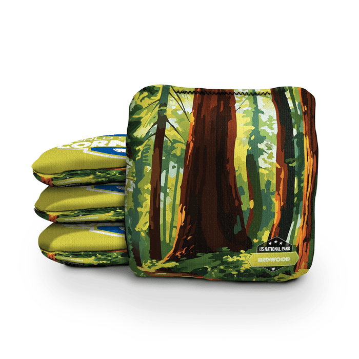 Cornhole Bags Day World Series of Cornhole 6-IN Professional Cornhole Bag Rapter - National Park - Redwood