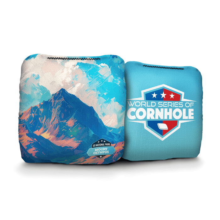 Cornhole Bags World Series of Cornhole 6-IN Professional Cornhole Bag Rapter - National Park - Mt. Olympus