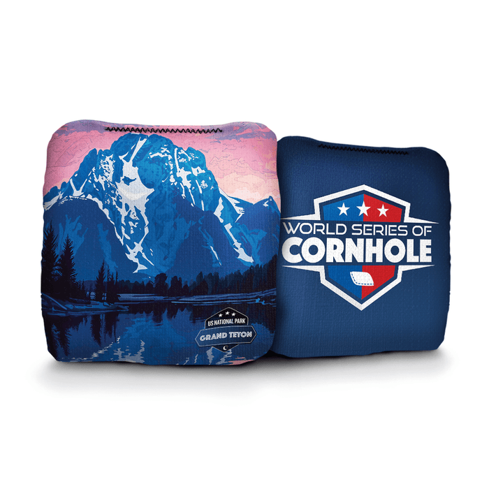 Cornhole Bags World Series of Cornhole 6-IN Professional Cornhole Bag Rapter - National Park - Grand Teton
