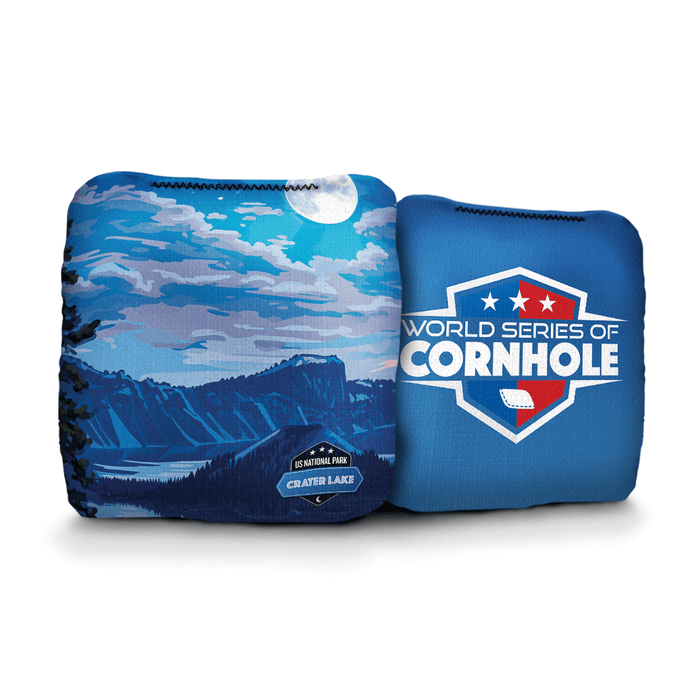 Cornhole Bags World Series of Cornhole 6-IN Professional Cornhole Bag Rapter - National Park - Crater Lake