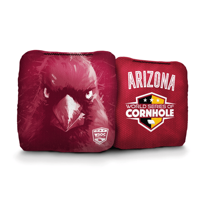 Cornhole Bags World Series of Cornhole 6-IN Professional Cornhole Bag Rapter - Arizona