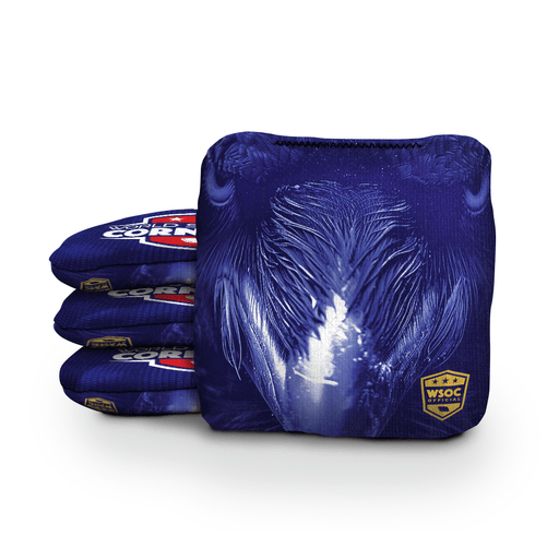 Cornhole Bags Purple World Series of Cornhole 6-IN Professional Cornhole Bag Rapter - Baltimore