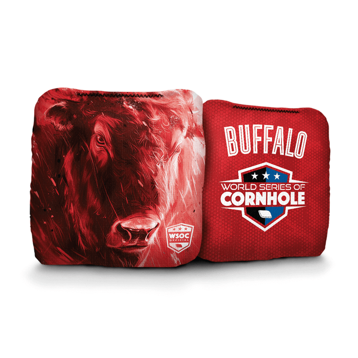 Cornhole Bags World Series of Cornhole 6-IN Professional Cornhole Bag Rapter - Buffalo