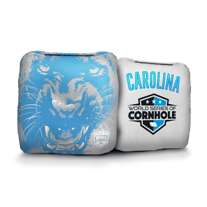 Cornhole Bags World Series of Cornhole 6-IN Professional Cornhole Bag Rapter - Carolina