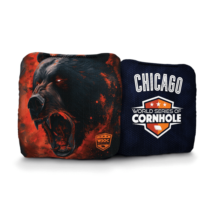 Cornhole Bags World Series of Cornhole 6-IN Professional Cornhole Bag Rapter - Chicago