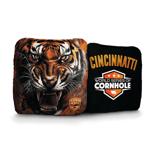 Cornhole Bags World Series of Cornhole 6-IN Professional Cornhole Bag Rapter - Cincinnati