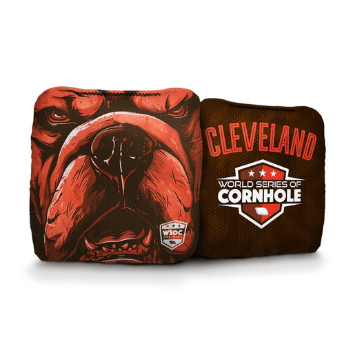 Cornhole Bags World Series of Cornhole 6-IN Professional Cornhole Bag Rapter - Cleveland