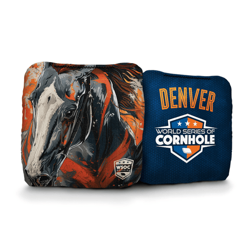 Cornhole Bags World Series of Cornhole 6-IN Professional Cornhole Bag Rapter - Denver