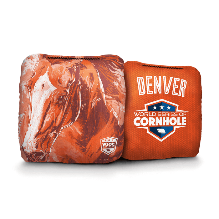 Cornhole Bags World Series of Cornhole 6-IN Professional Cornhole Bag Rapter - Denver