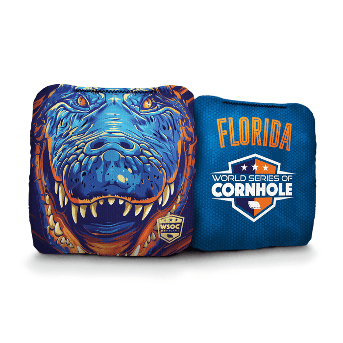 Cornhole Bags World Series of Cornhole 6-IN Professional Cornhole Bag Rapter - Florida