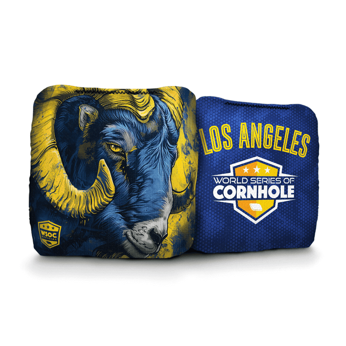 Cornhole Bags World Series of Cornhole 6-IN Professional Cornhole Bag Rapter - Los Angeles