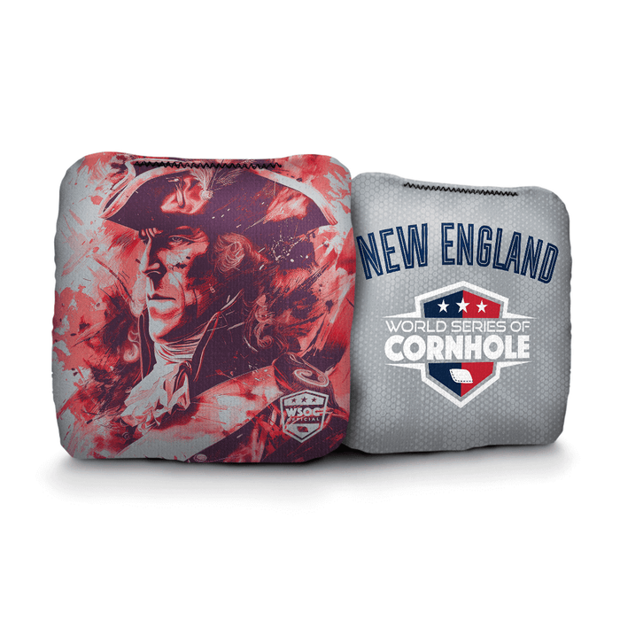 Cornhole Bags World Series of Cornhole 6-IN Professional Cornhole Bag Rapter - New England