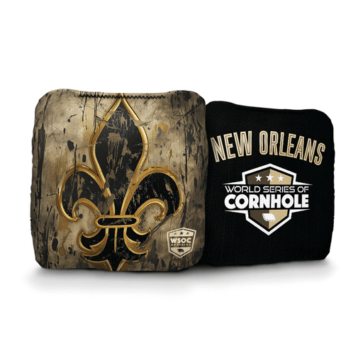 Cornhole Bags World Series of Cornhole 6-IN Professional Cornhole Bag Rapter - New Orleans