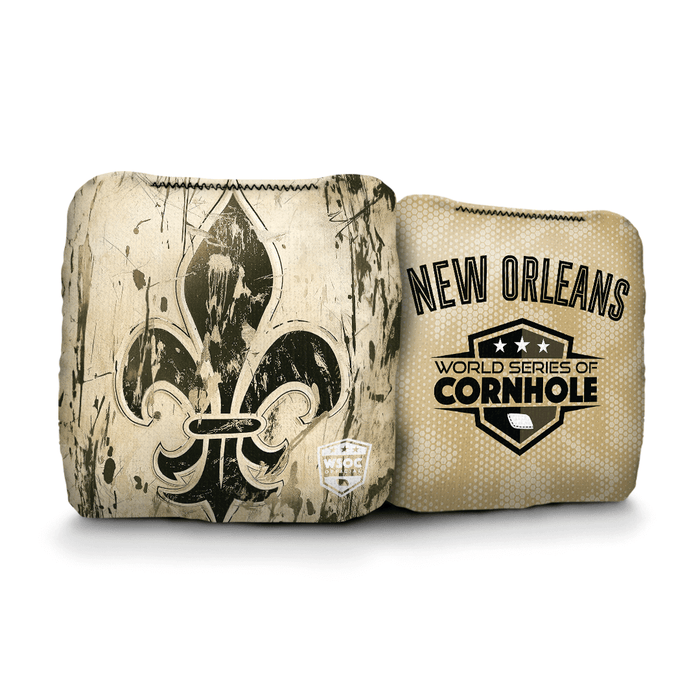 Cornhole Bags World Series of Cornhole 6-IN Professional Cornhole Bag Rapter - New Orleans