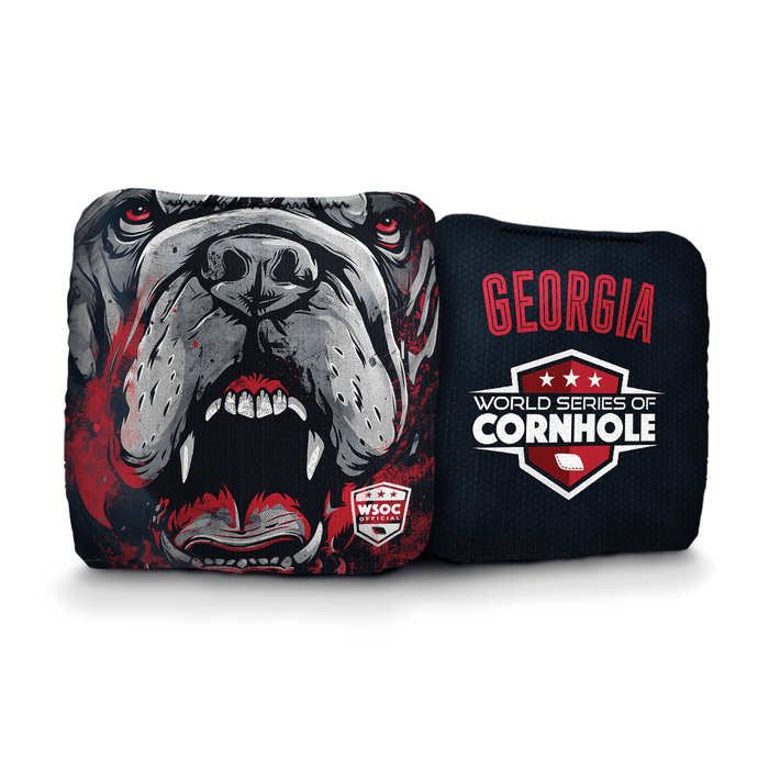 Cornhole Bags World Series of Cornhole 6-IN Professional Cornhole Bag Rapter - Georgia