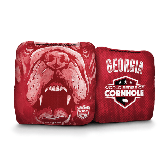 Cornhole Bags World Series of Cornhole 6-IN Professional Cornhole Bag Rapter - Georgia