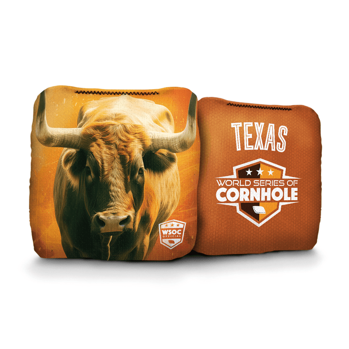 Cornhole Bags World Series of Cornhole Official 6-IN Professional Cornhole Bag Rapter - Texas