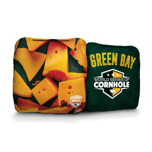 Cornhole Bags World Series of Cornhole 6-IN Professional Cornhole Bag Rapter - Green Bay