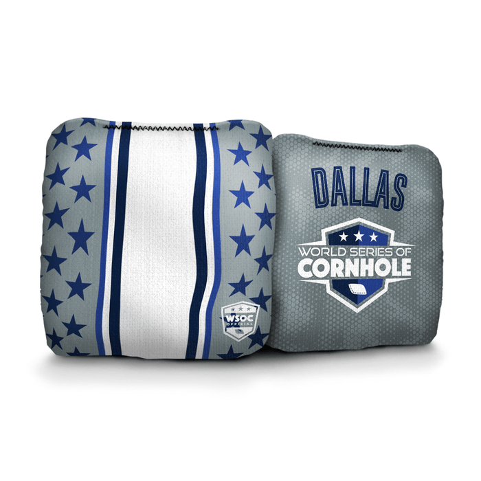 Cornhole Bags World Series of Cornhole 6-IN Professional Cornhole Bag Rapter - Dallas