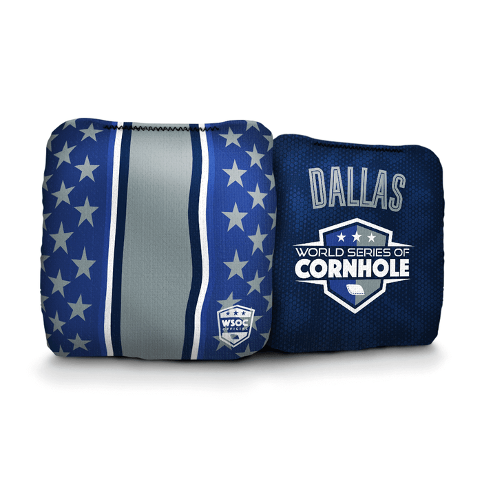 Cornhole Bags World Series of Cornhole 6-IN Professional Cornhole Bag Rapter - Dallas