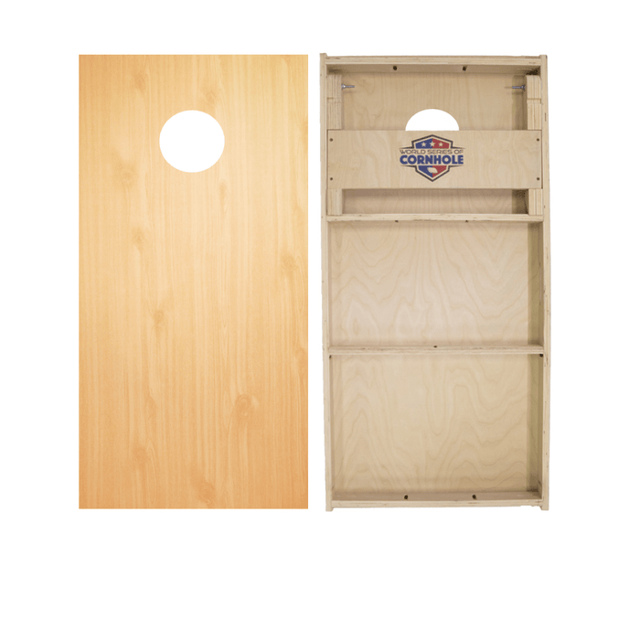 Professional 2x4 Boards - Runway Light Wood World Series of Cornhole Official 2' x 4' Professional Cornhole Board Runway 2402P - Wood Finish