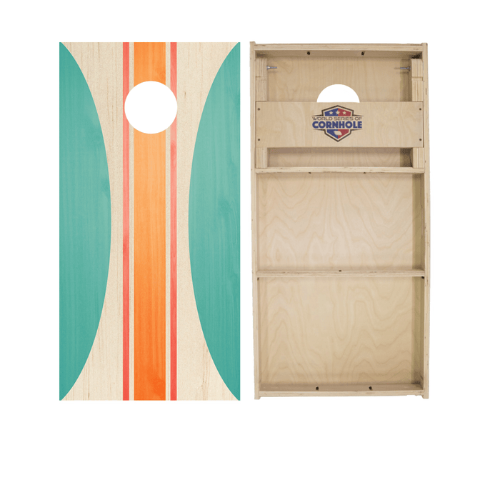 Professional 2x4 Boards - Runway Beau Surf Board World Series of Cornhole Official 2' x 4' Professional Cornhole Board Runway 2402P - Surf Board