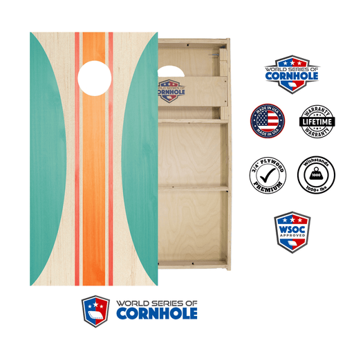 Professional 2x4 Boards - Runway World Series of Cornhole Official 2' x 4' Professional Cornhole Board Runway 2402P - Beau Surf Board