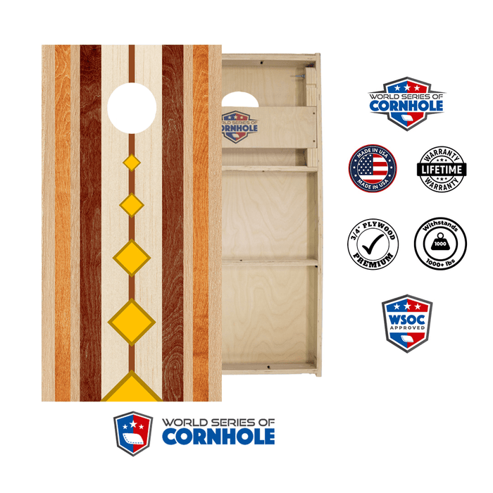 Professional 2x4 Boards - Runway World Series of Cornhole Official 2' x 4' Professional Cornhole Board Runway 2402P - Surf Board