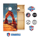 Professional 2x4 Boards - Runway World Series of Cornhole Official 2' x 4' Professional Cornhole Board Runway 2402P - National Park - Arches