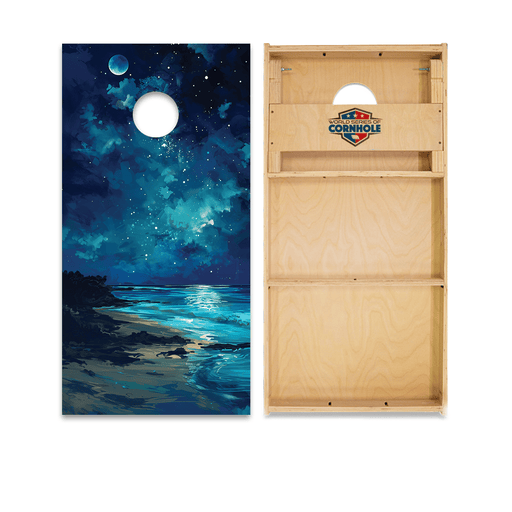 Professional 2x4 Boards - Runway Night World Series of Cornhole Official 2' x 4' Professional Cornhole Board Runway 2402P - National Park - Dry Tortugas