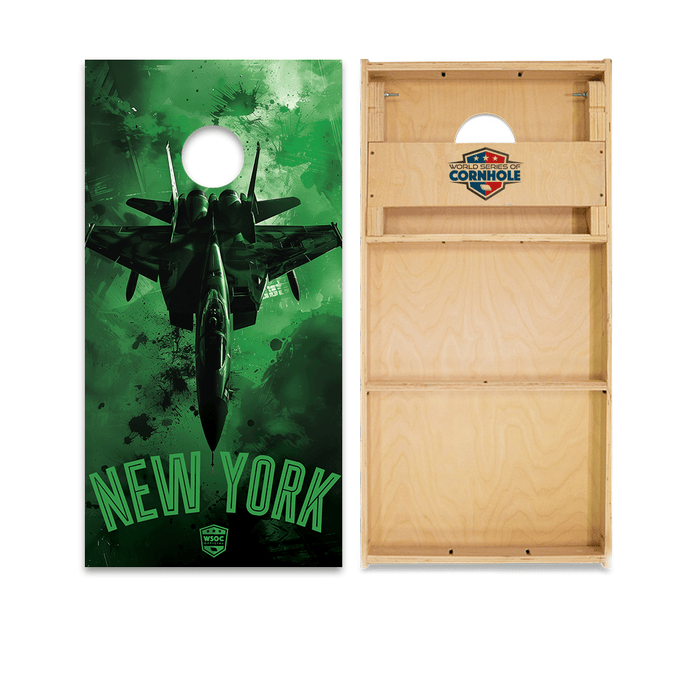 Professional 2x4 Boards - Runway World Series of Cornhole Official 2' x 4' Professional Cornhole Board Runway 2402P - New York Jets