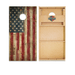 Professional 2x4 Boards - Runway Rustic - Left World Series of Cornhole Official 2' x 4' Professional Cornhole Board Runway 2402P - American Flag