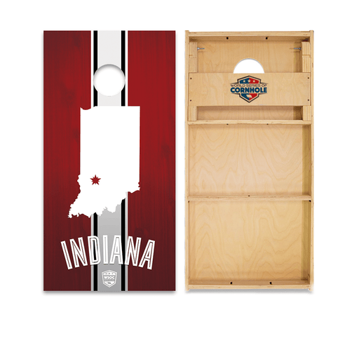 Professional 2x4 Boards - Runway World Series of Cornhole Official 2' x 4' Professional Cornhole Board Runway 2402P - Indiana